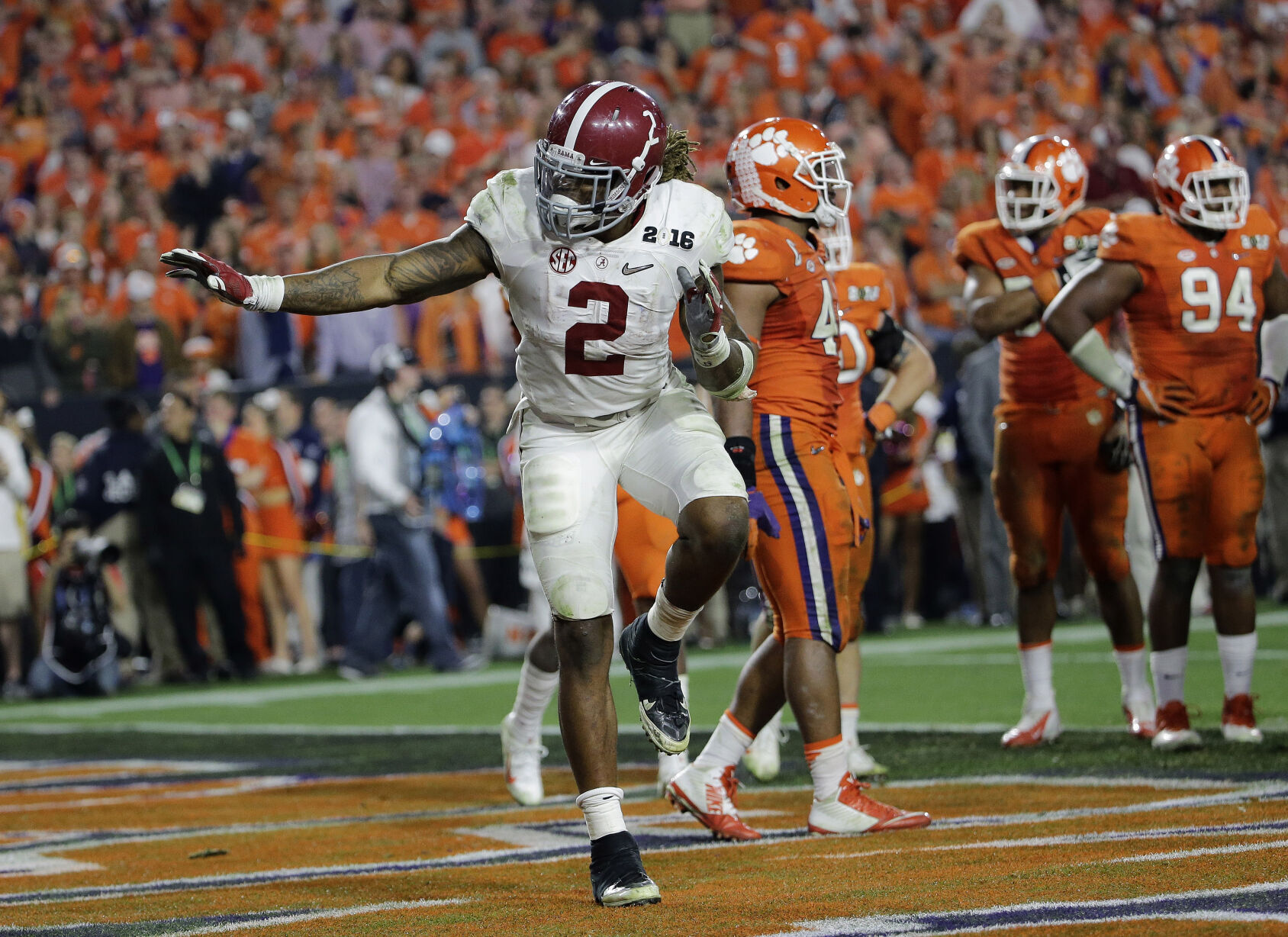 2016: No. 2 Alabama wins its fourth national title in the last seven seasons